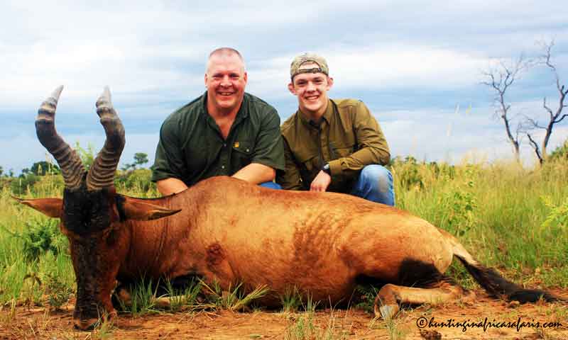 Red hartebeest hunting caliber 7 mm Red hartebeest hunting caliber 7 mm